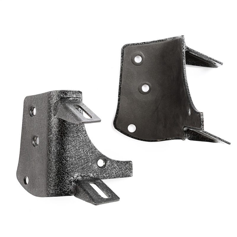 Jeep Wrangler Light Mounts - Dual A-Pillar - Rugged Ridge - Textured Black - `97-`06